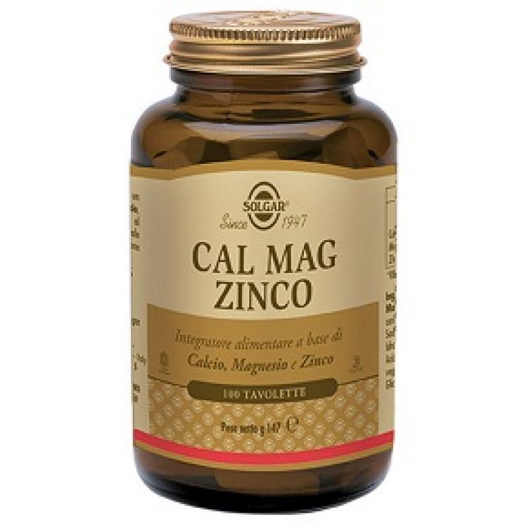 Cal-Mag-Zinco Solgar 100 Tavolette